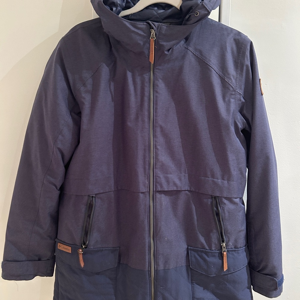 Columbia Women’s Navy Hooded Winter Jacket